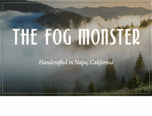 Tablet Screenshot of fogmonsterwines.com
